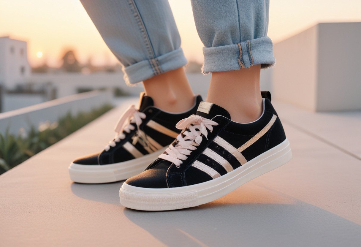 Black Designer Sneakers