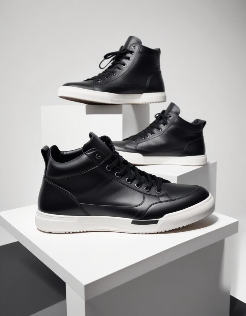 Black Designer Sneakers