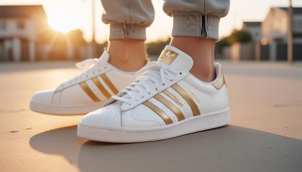 White Adidas Sneakers