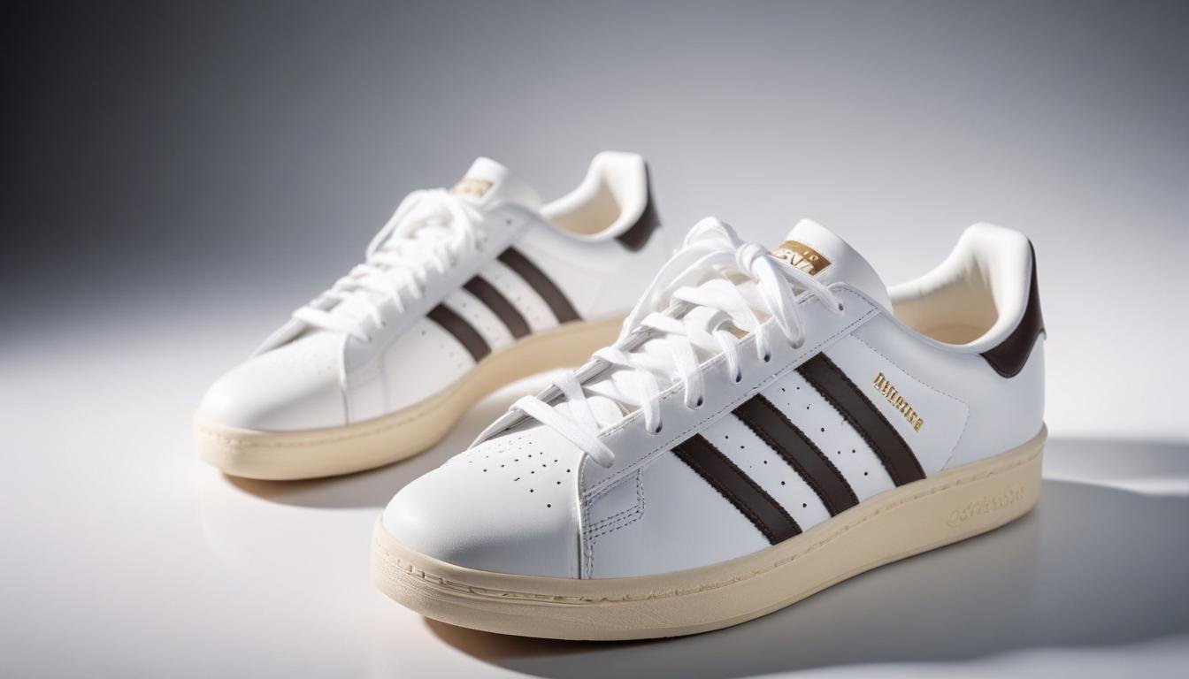 White adidas sneakers