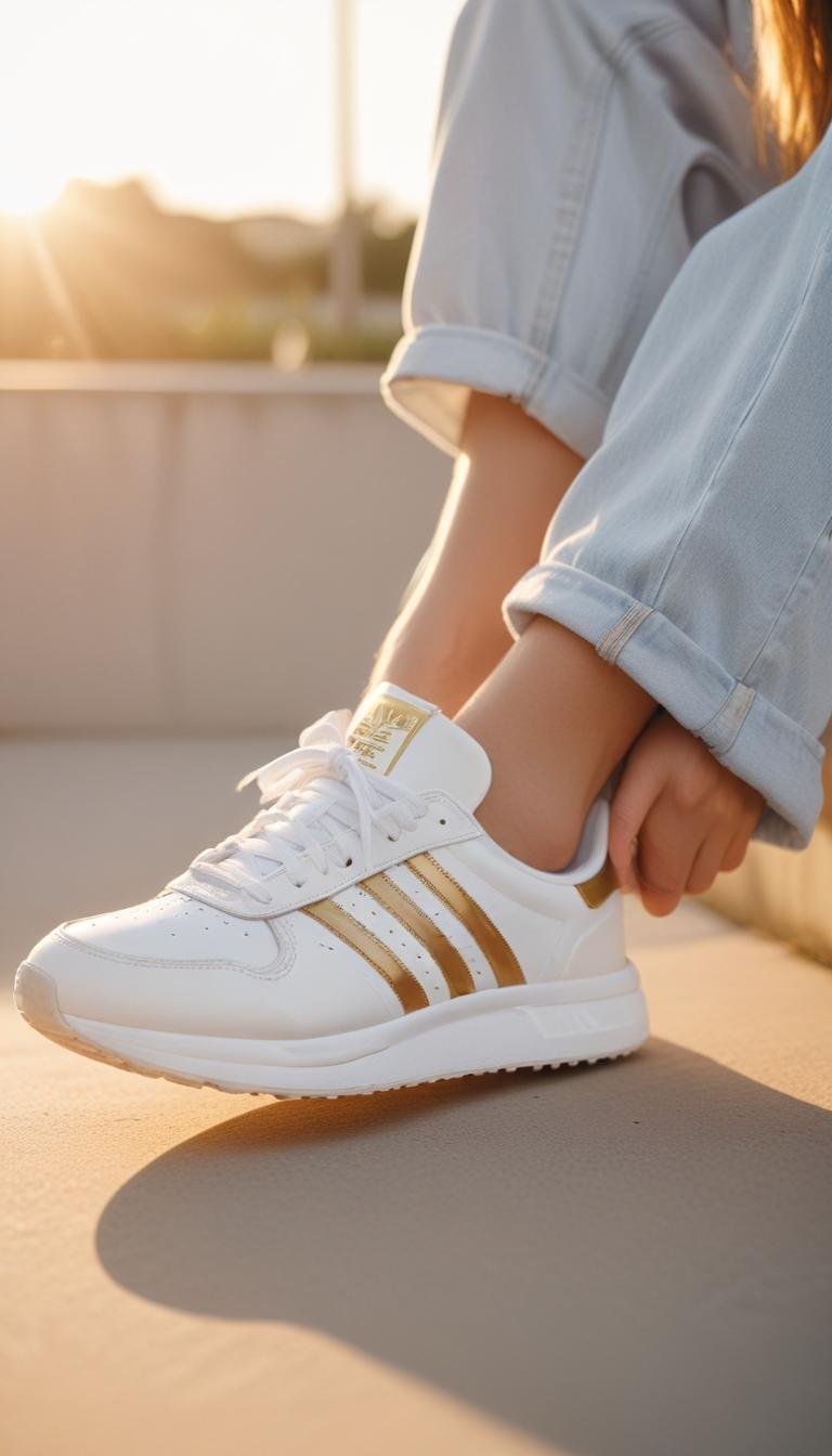 White Adidas Sneakers